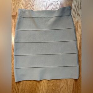 BCBGMaxAzria Taupe Pencil Skirt